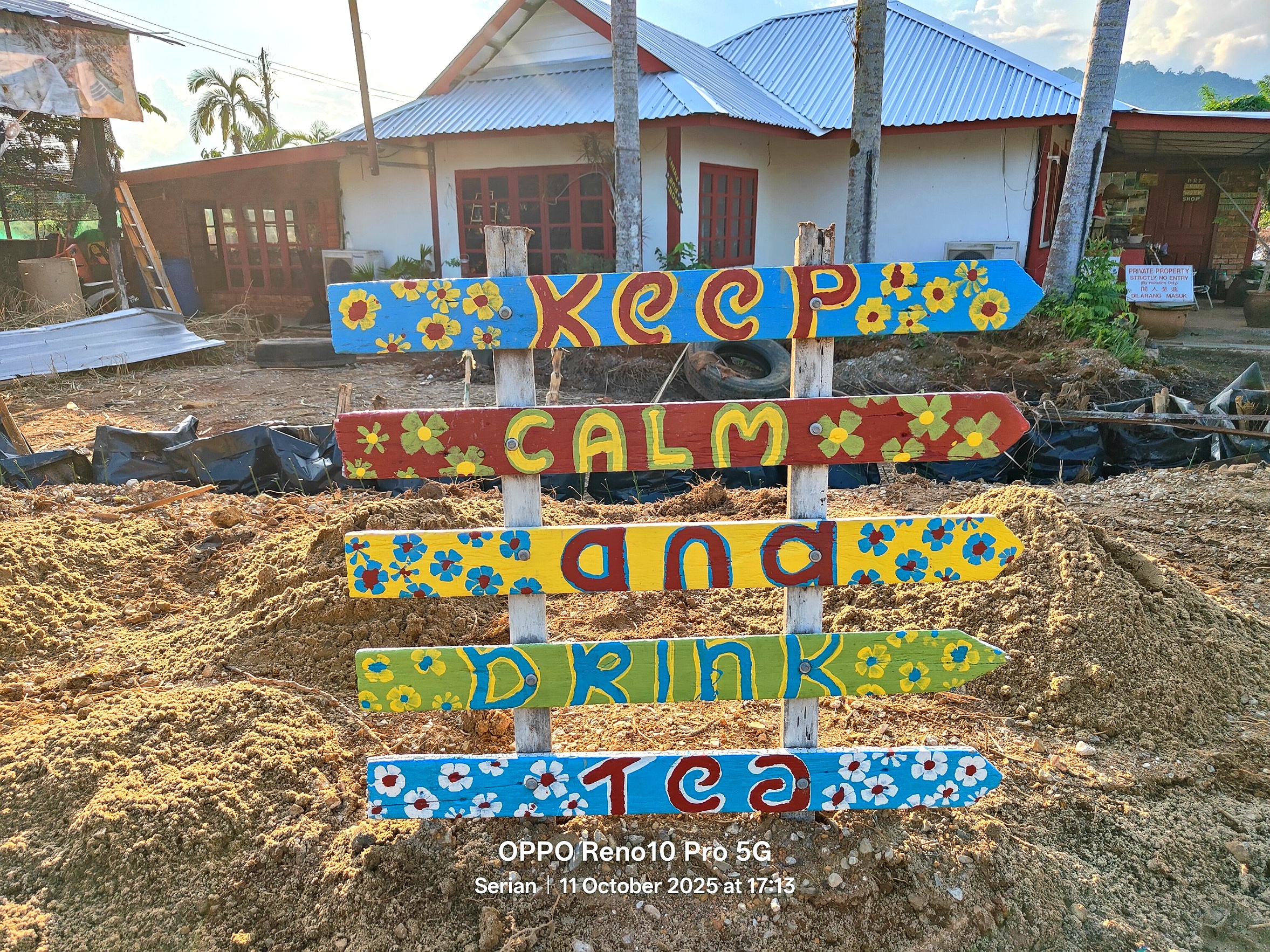 Bamboo treatment at John Cottage Serian