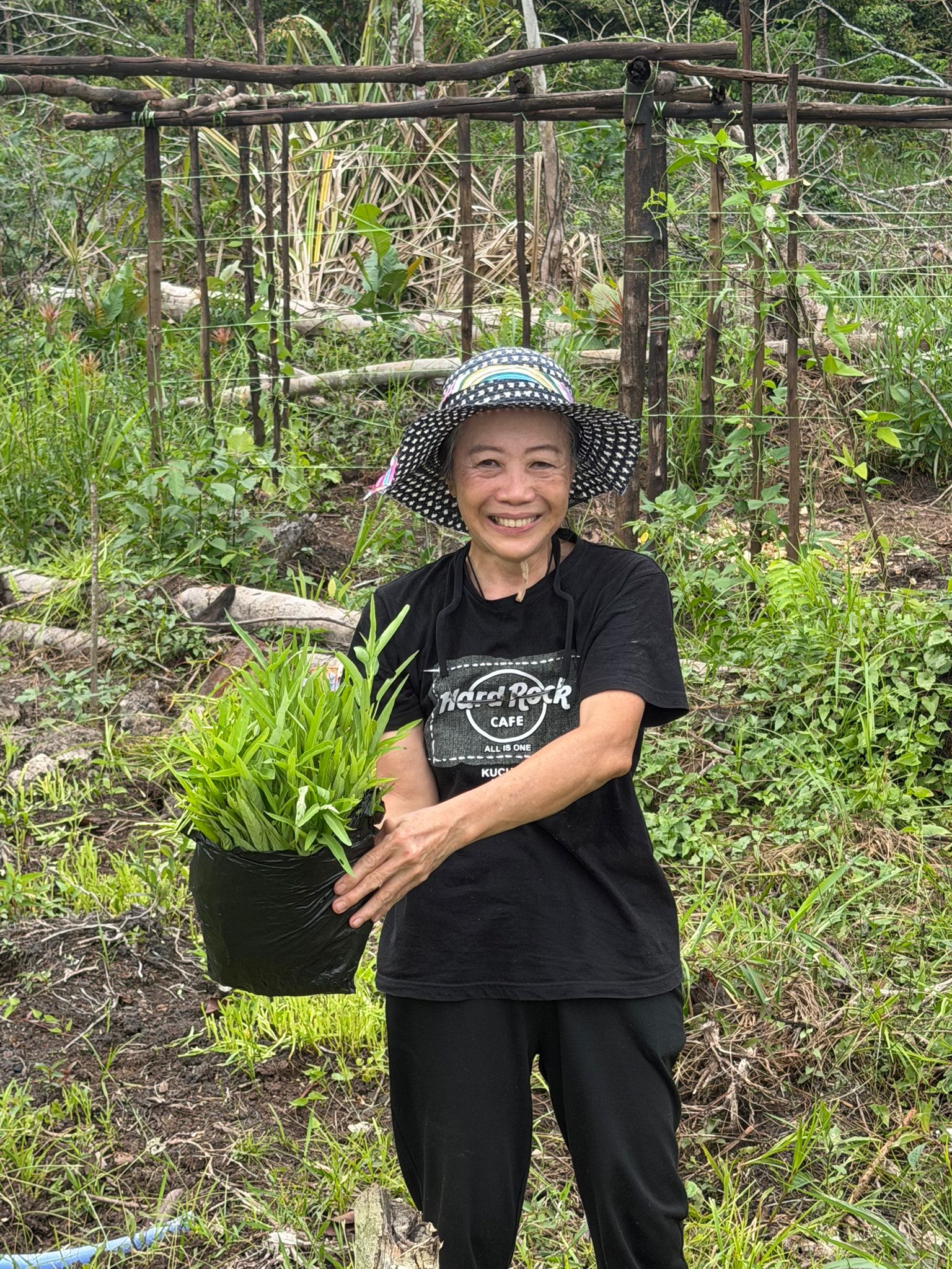 Hands-on planting at Matang Forest